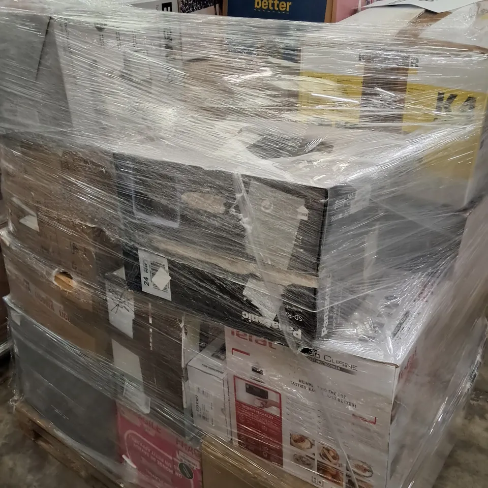 PALLET OF APPROXIMATELY 22 UNPROCESSED RAW RETURN HOUSEHOLD AND ELECTRICAL GOODS TO INCLUDE;