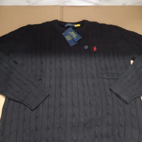 POLO RALPH LAUREN KNITTED JUMPER SIZE XL