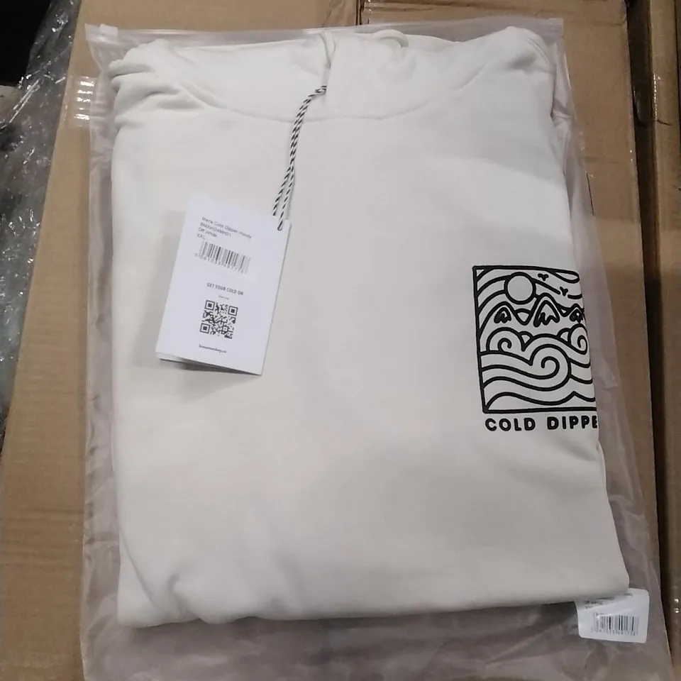 BOX OF MIXED ASSORTMENT OF BRAND NEW BRASS MONKEY CLOTHING ITEMS INCLUDING - HOODIES - SIZES XXL - APPROXIMATELY X7 ITEMS