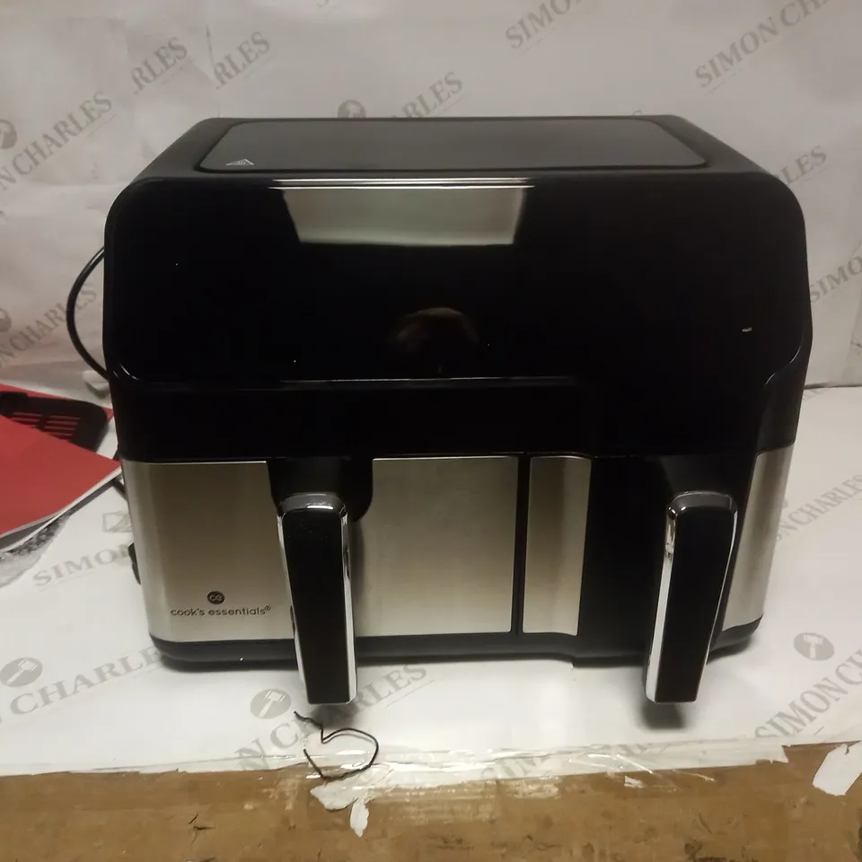 COOK'S ESSENTIALS 7.7L DUAL AIR FRYER