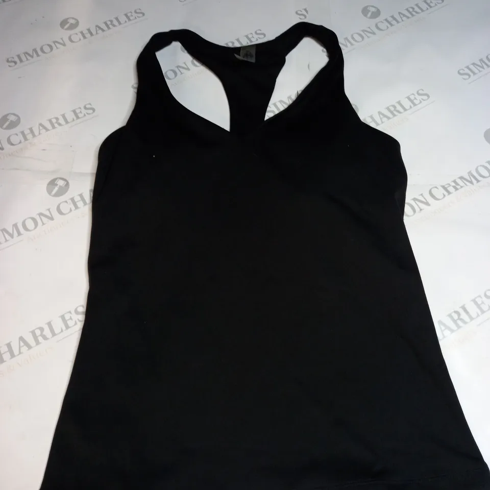 BIBA ACTIVE TANK TOP IN BLACK - 10 (S)