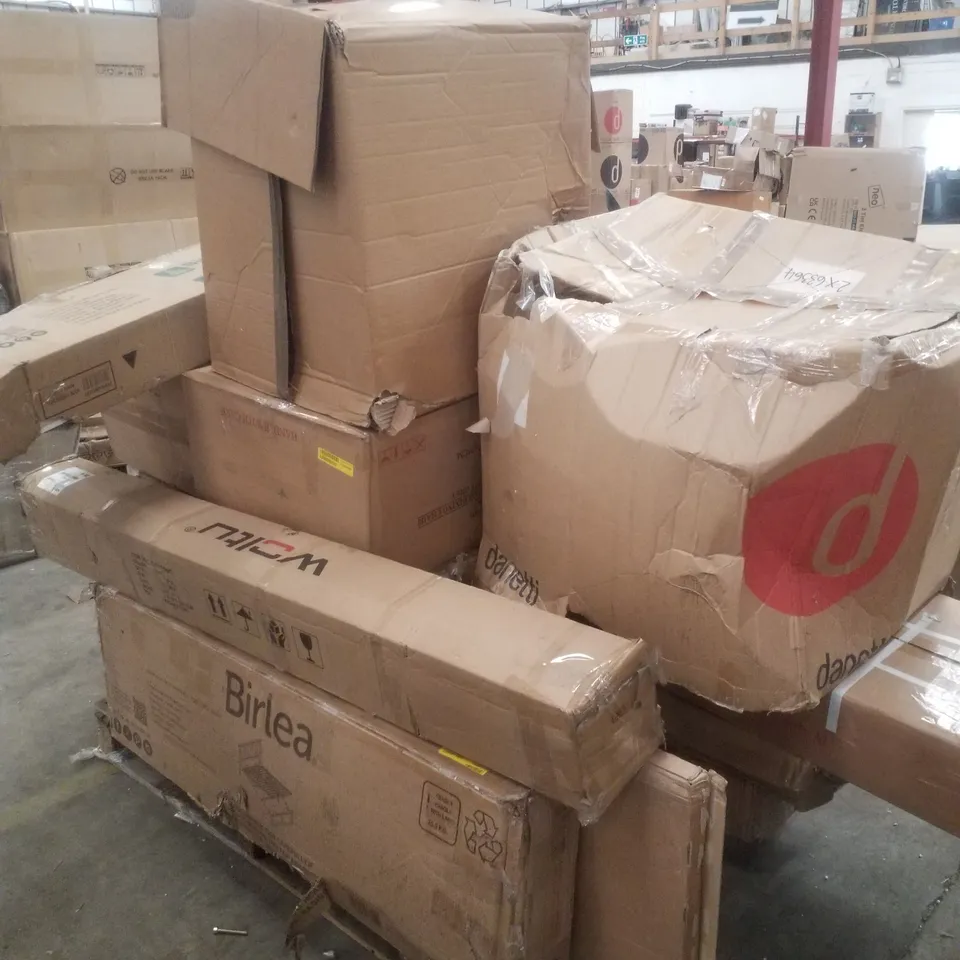 PALLET CONTAINING ASSORTED INCOMPLETE FURNITURE PARTS
