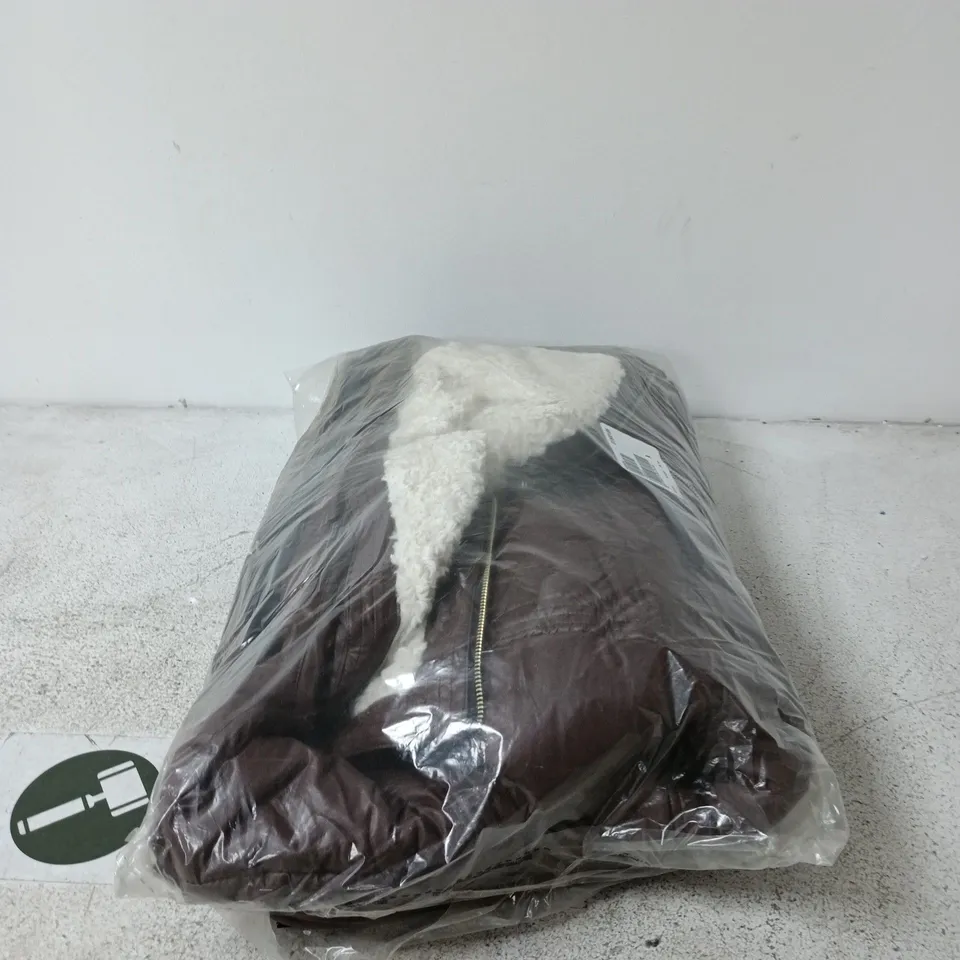 NUAGE SHERPA JACKET - CHOCOLATE - 2XL
