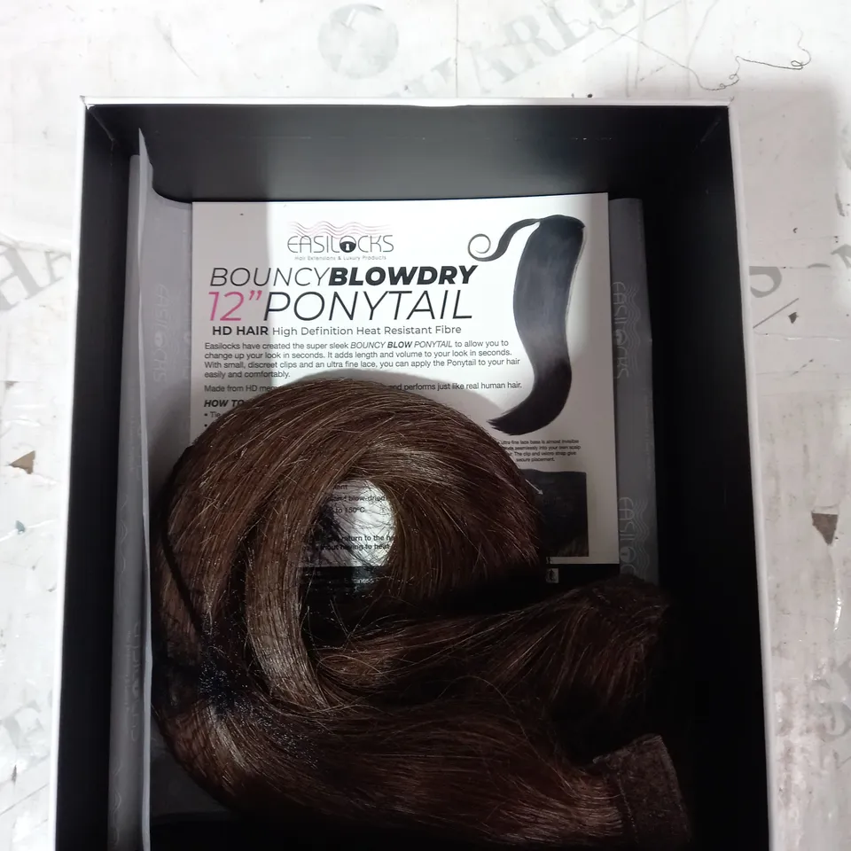 BOXED EASILOCKS BOUNCY BLOWDRY 12" PONYTAIL