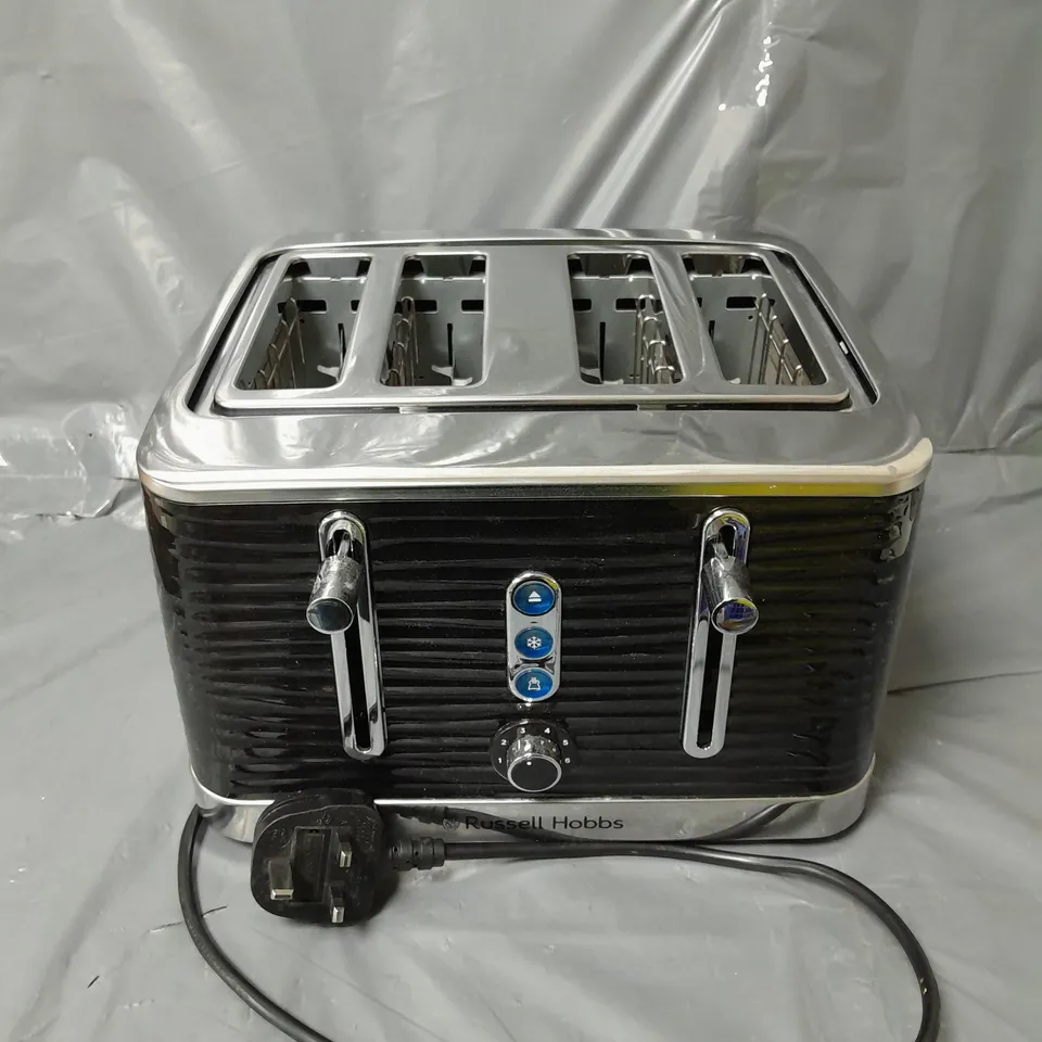 RUSSELL HOBBS 24381 INSPIRE 4 SLICE TOASTER BLACK RRP £57