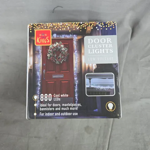 THREE KINGS DOOR BRIGHT WHITE DOOR CLUSTER CHRISTMAS LIGHTS