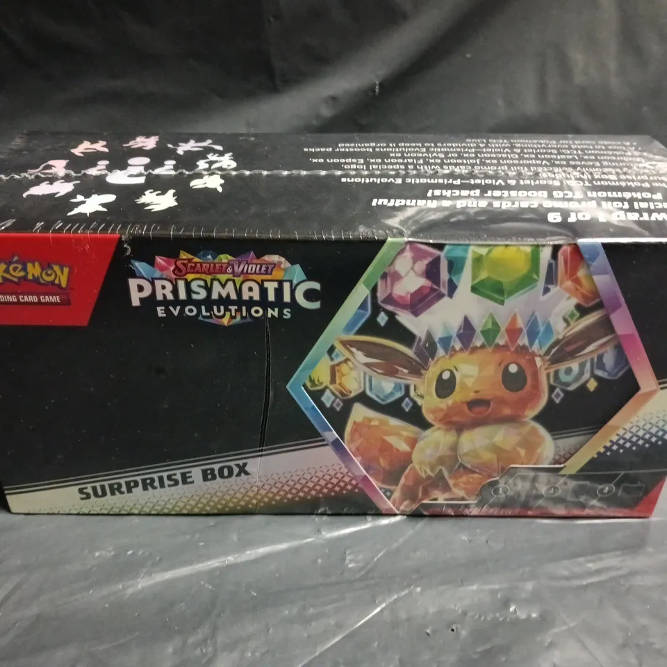 POKÉMON TRADING CARD GAME SURPRISE BOX – SCARLET & VIOLET PRISMATIC EVOLUTIONS 