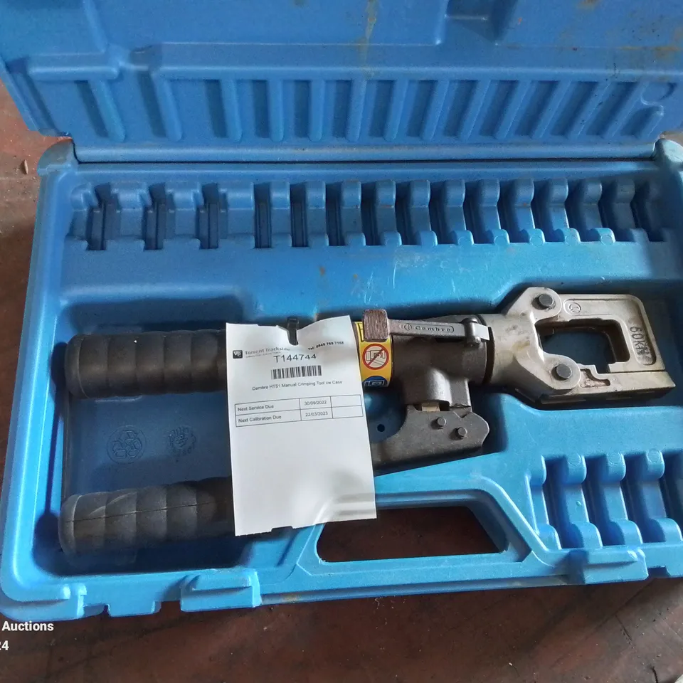 BOXED CEMBRE HT51 MANUAL CRIMPING TOOL