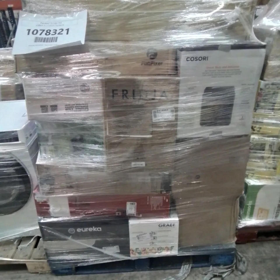 PALLET OF APPROXIMATELY 32 UNPROCESSED RAW RETURN HOUSEHOLD AND ELECTRICAL GOODS TO INCLUDE;