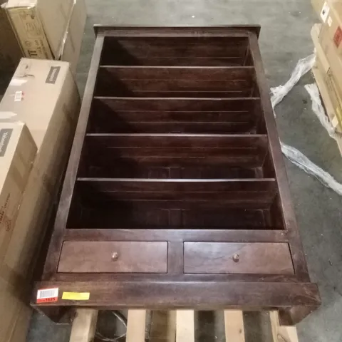 BUCHHOLTZ 180cm H x 110cm W SOLID WOOD STANDARD BOOKCASE