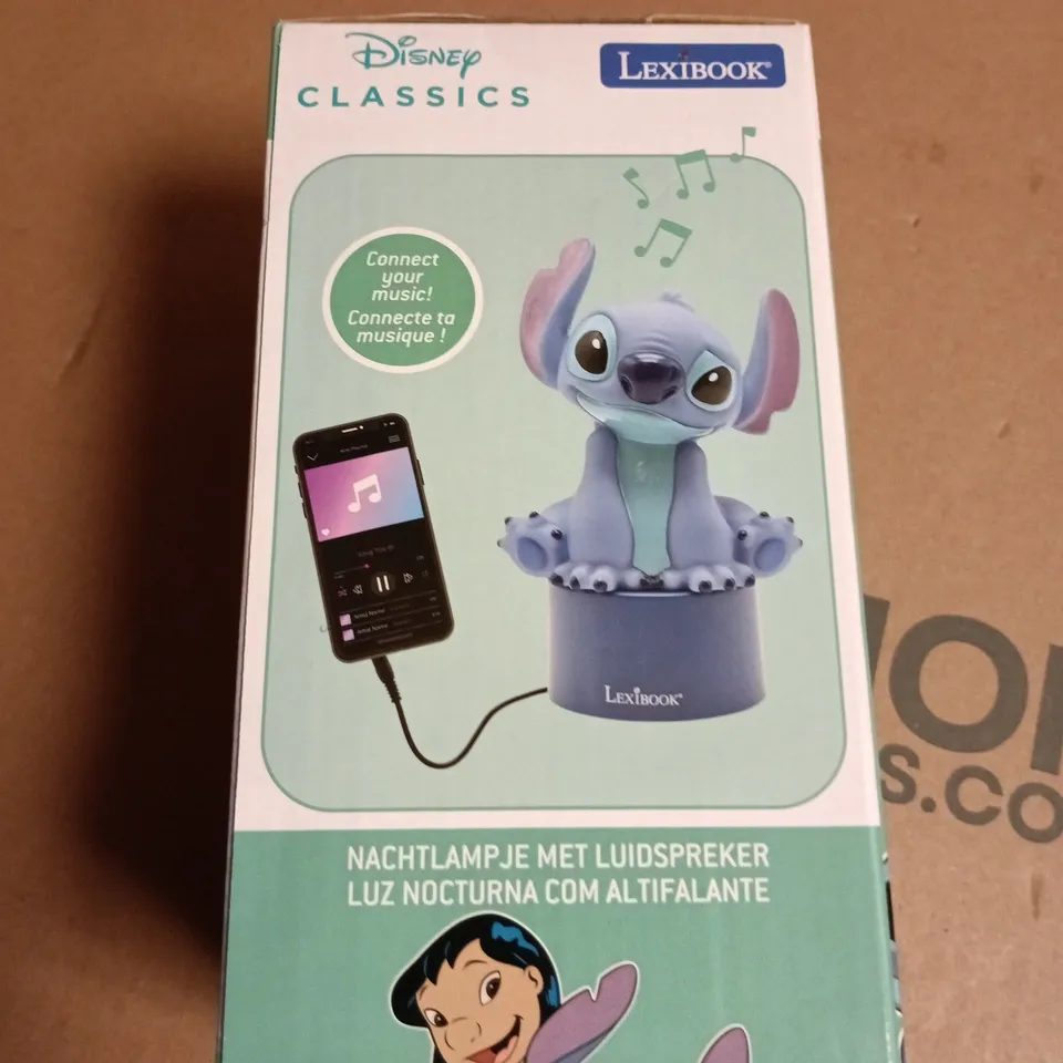 LEXIBOOK DISNEY CLASSICS NIGHT LIGHT WITH SPEAKER – STITCH (LILO & STITCH)
