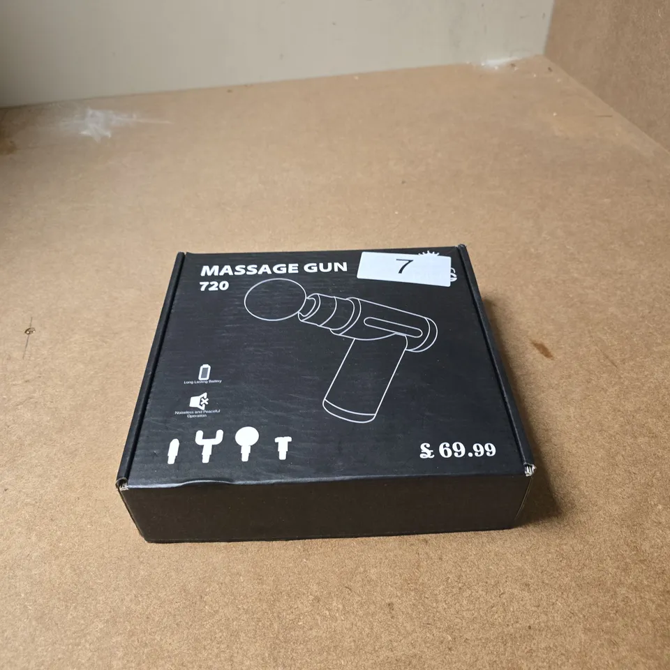 MASSAGE GUN 720 – HANDHELD PERCUSSION MASSAGER (TEAL)