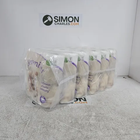 6 X SERENITY LUXURY 3 PLY TOILET TISSUES 12 ROLL PACK