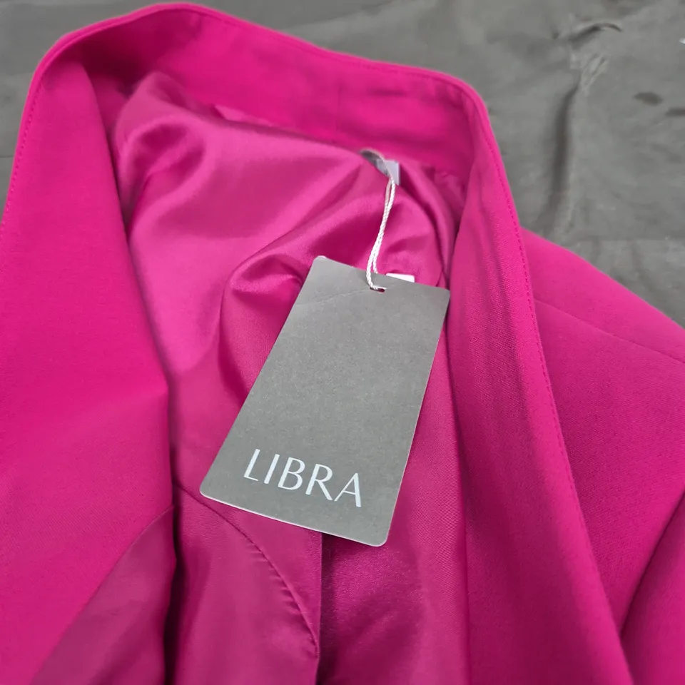 LIBRA WOMEN'S PINK BLAZER, SIZE 10