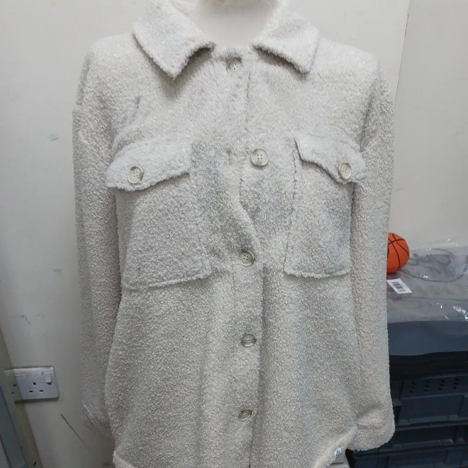 TOG24 MAXINE WHITE JACKET - UK SIZE 14