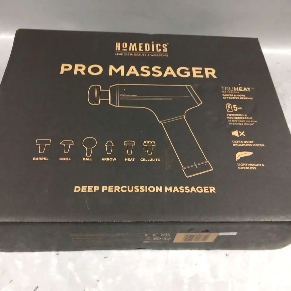 BOXED HOMEDICS PRO MASSAGER PGM-1000-GB