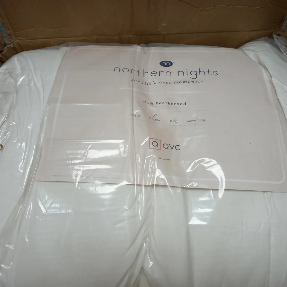 PUR FEATHER BY NORTHERN NIGHTS EXTRA DEEP FEATHERBED - DOUBLE