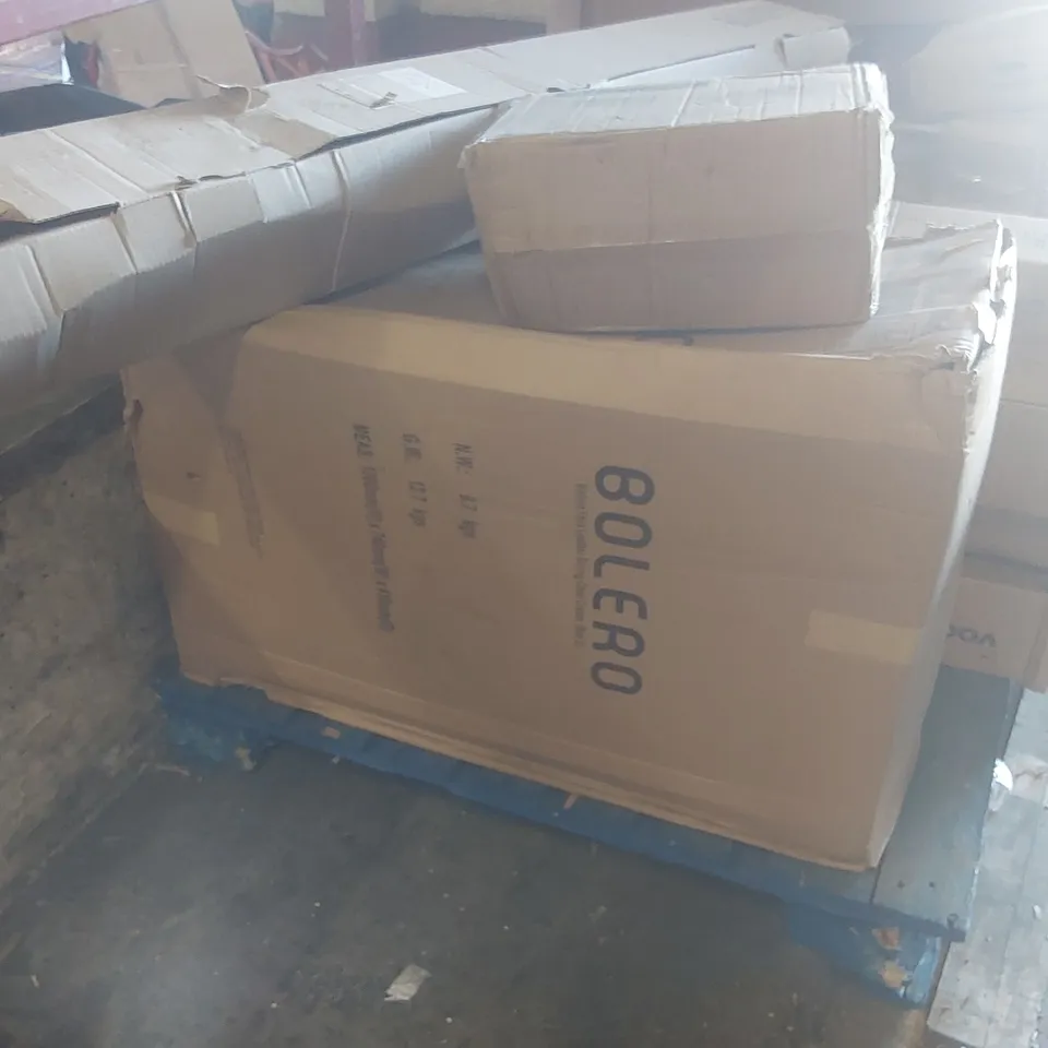 PALLET CONTAINING A LARGE QUANTITY OF ASSORTED FURNITURE PARTS ECT