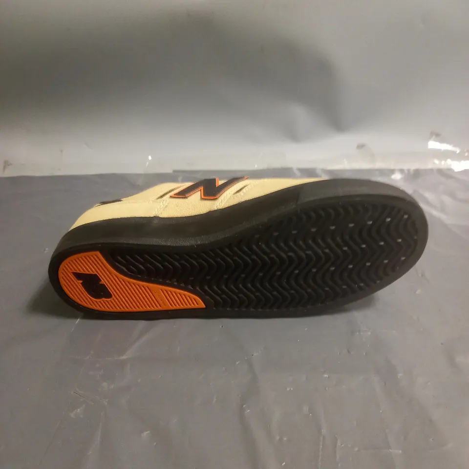 NEW BALANCE JAMIE FOY BLACK/TAN TRAINERS SIZE 8