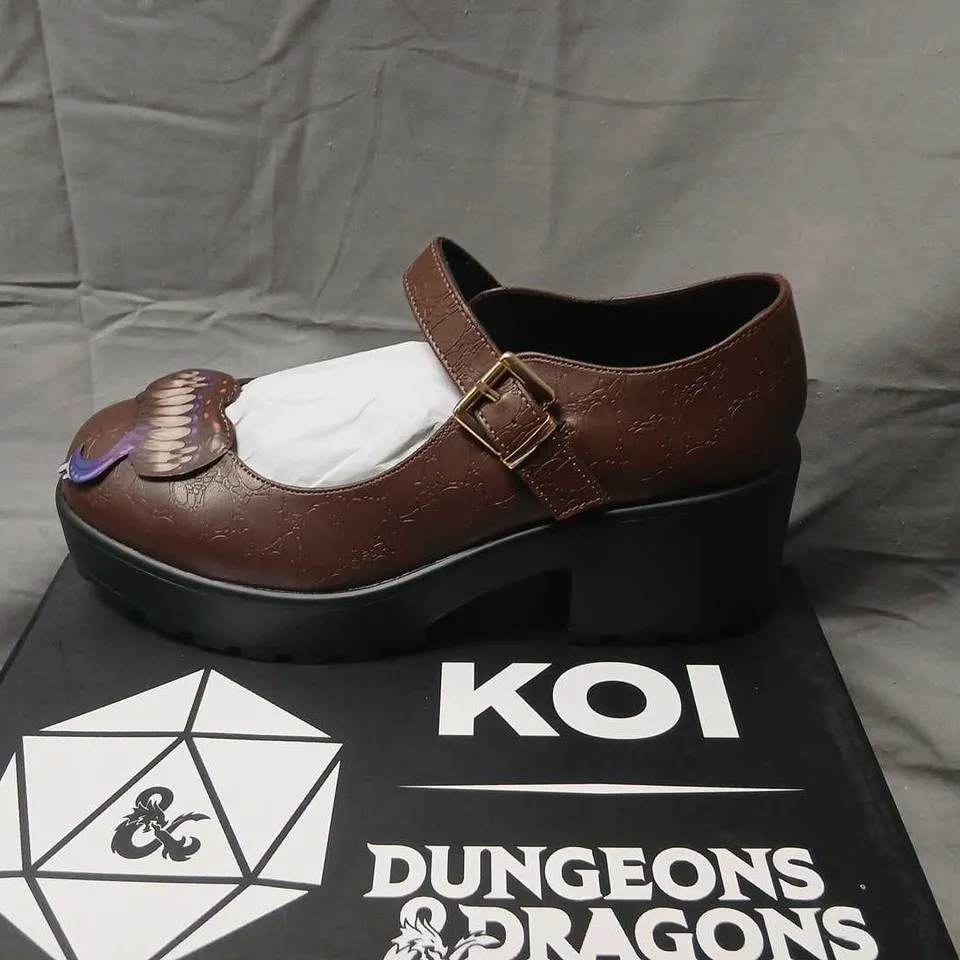 KOI X DUNGEONS AND DRAGONS TIRA MARY JANE SHOES – SHAPECHANGER EDITION, UK 11