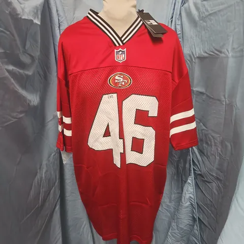 NFL NEW ERA SF SPORTS JERSEY IN RED - M