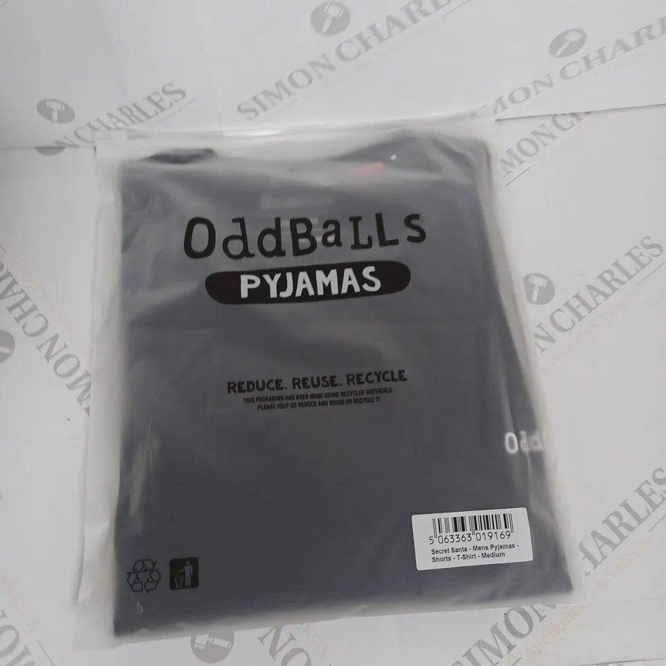 ODDBALLS MENS PYJAMAS SIZE M 