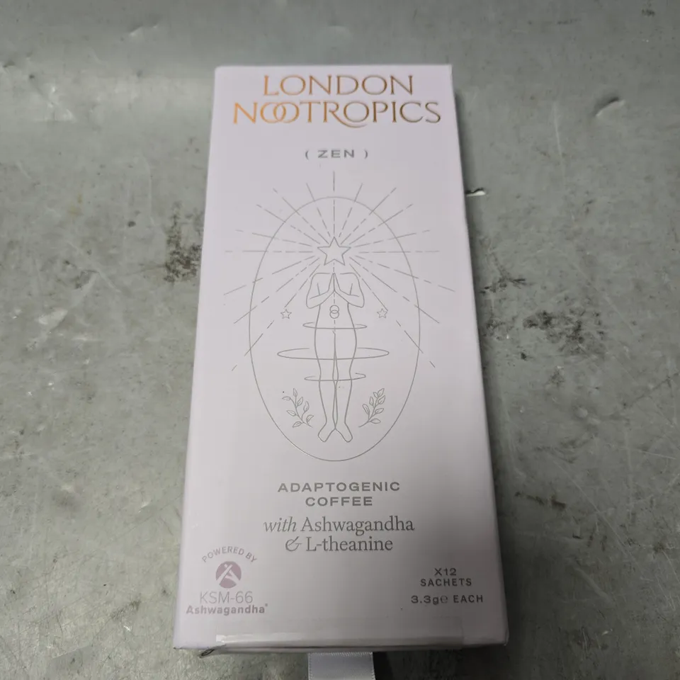 SEALED LONDON NOOTROPICS APOPTOGENIC COFFEE WITH ASHWAGANDHA & L-THEANINE
