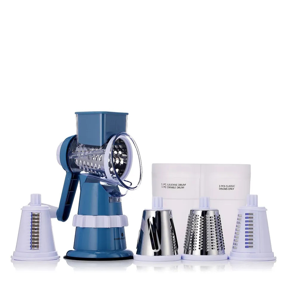 COOK'S ESSENTIALS ULTIMATE SPEED GRATER WITH ACCESSORIES