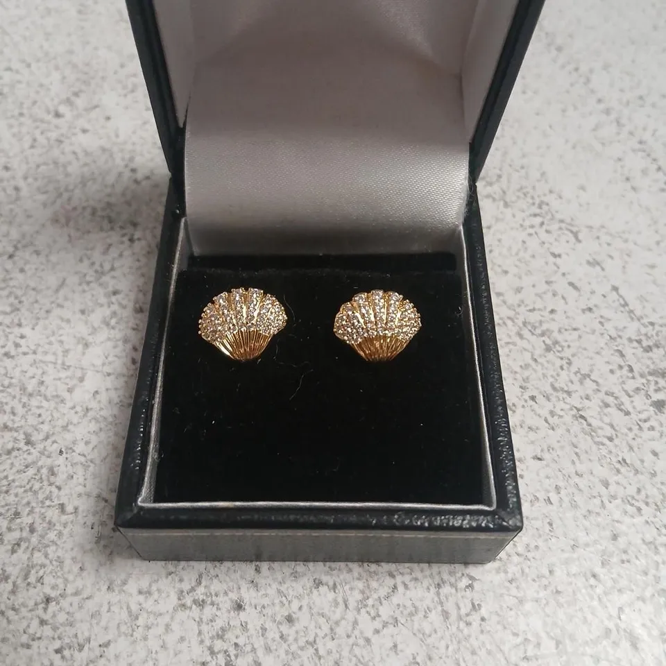 DIAMONIQUE EDIT UNDER THE SEA STUD EARRINGS STERLING SILVER