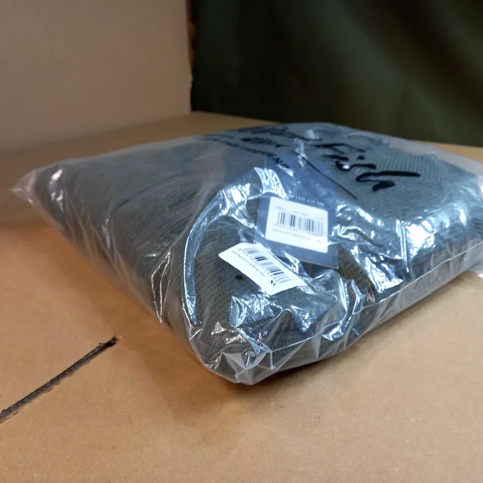 PACKAGED WWIRDFISH DARK OLIVE FULL ZIP BONDED FLEECE - XL