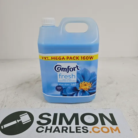 COMFORT FABRIC CONDITIONER – BLUE SKIES, XXL MEGA PACK 160 WASHES 4.8L