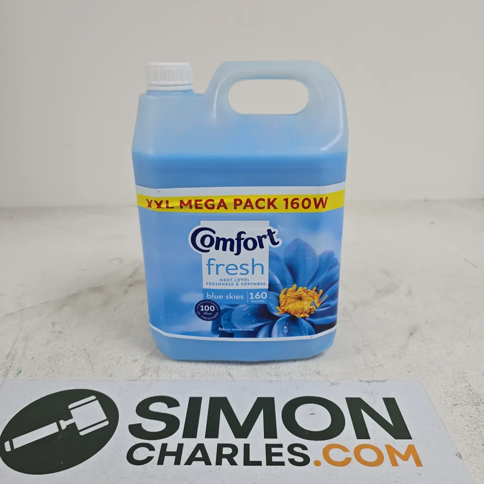 COMFORT FABRIC CONDITIONER – BLUE SKIES, XXL MEGA PACK 160 WASHES 4.8L