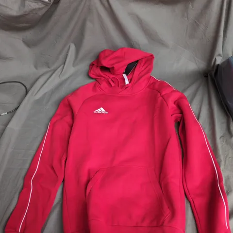 ADIDAS HOODIE – RED, UK XS (WOMEN’S) 