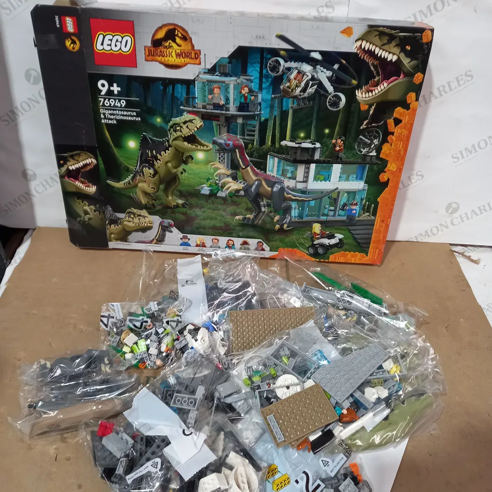 BOXED LEGO JURASSIC WORLD DINOSAUR ATTACK TOY 76949 RRP £114.99