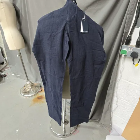 MR MARVIS NAVY LINEN TROUSERS – MEN'S, SIZE W32 L30 