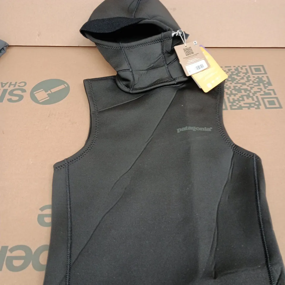PATAGONIA YULEX WATER HEATER HOODED VEST – BLACK, SIZE S