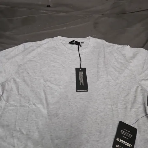 REPRESENT GREY T-SHIRT SIZE L