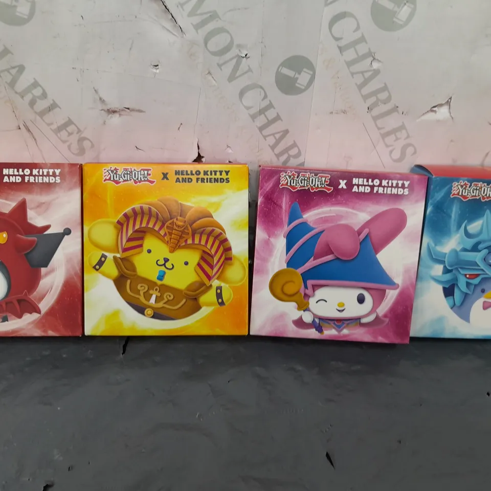 4 BOXED YUGIOH x HELLO KITTY TOYS