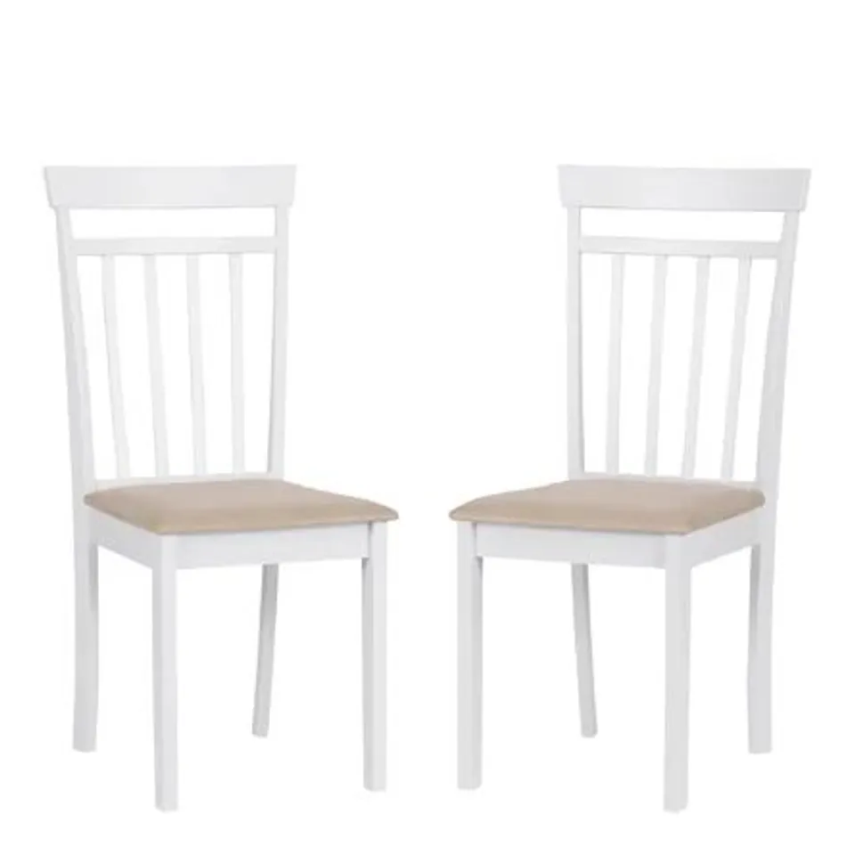 BOXED SIDE CHAIR SET EXETER OF SOLID WOOD