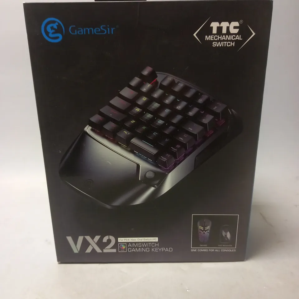 BOXED GAMESIR VX2 AIMSWITCH GAMING KEYBOARD FOR PS4 / XBOX ONE / SWITCH IPC