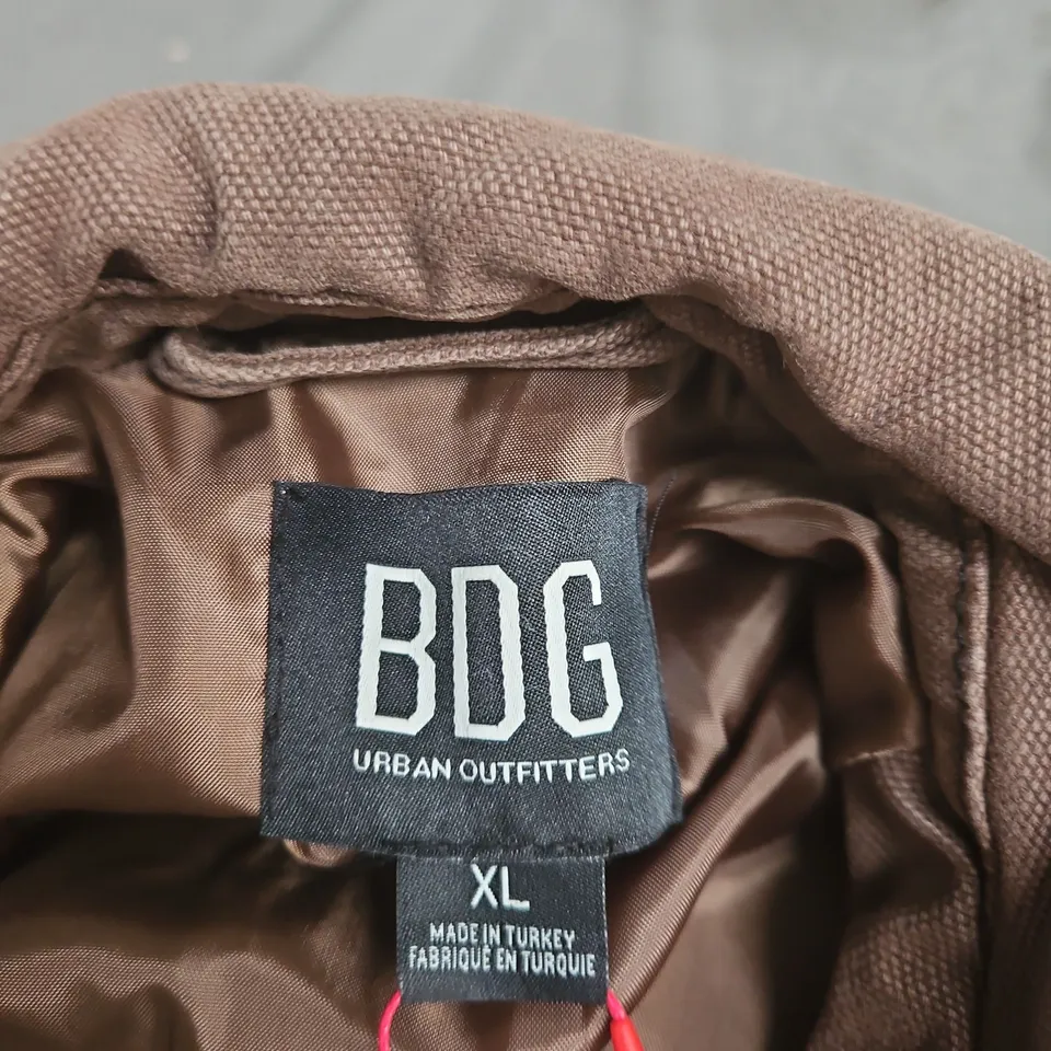 BDG URBAN OUTFITTERS BROWN JACKET – XL 