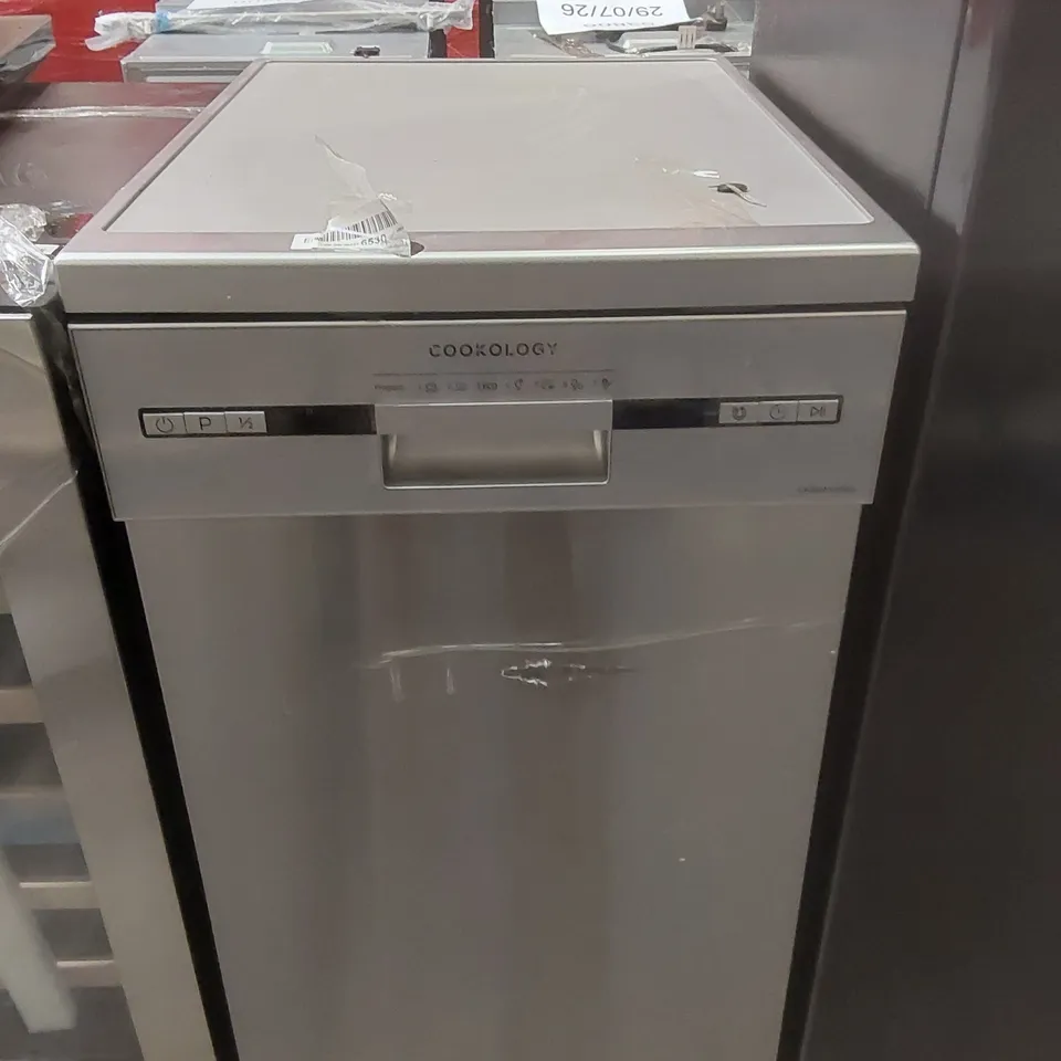 COOKOLOGY CFSD4510SS 10 PLACE SETTINGS FREESTANDING SLIMLINE DISHWASHER – STAINLESS STEEL