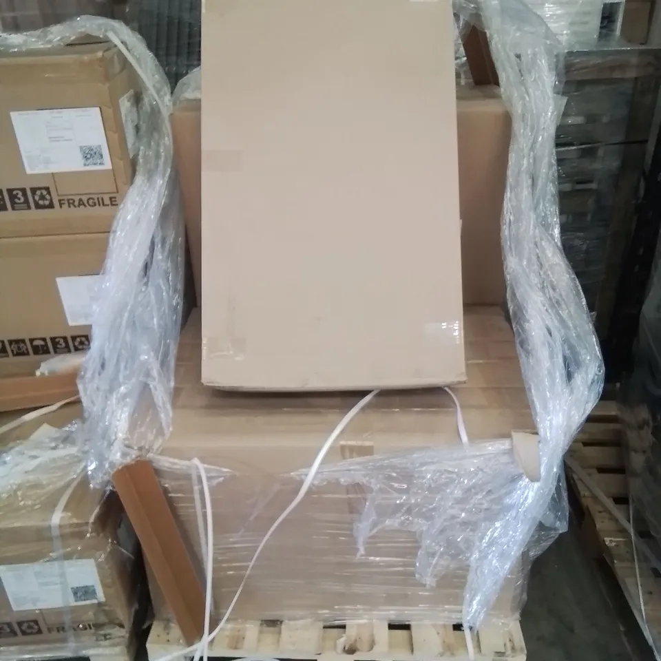 PALLET CONTAINING 8  BRAND NEW BOXED CALYPSO LEDRO CAST BASIN 950X560X215MM- WHITE
