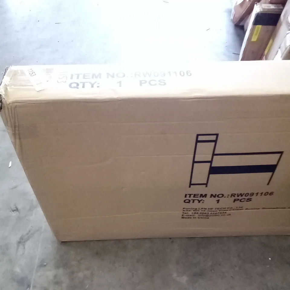 BOXED WRITING DESK WALNUT/BLACK 