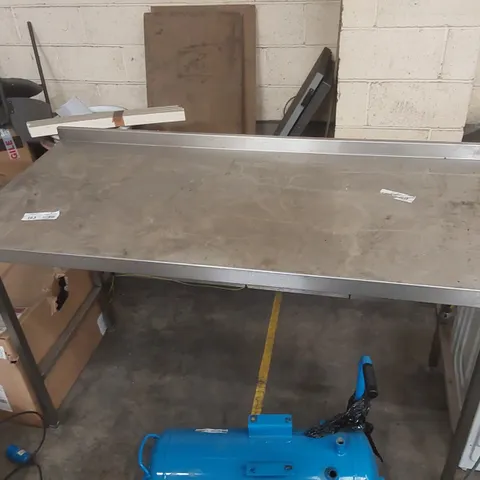 COMMERCIAL STAINLESS STEEL WORKTOP