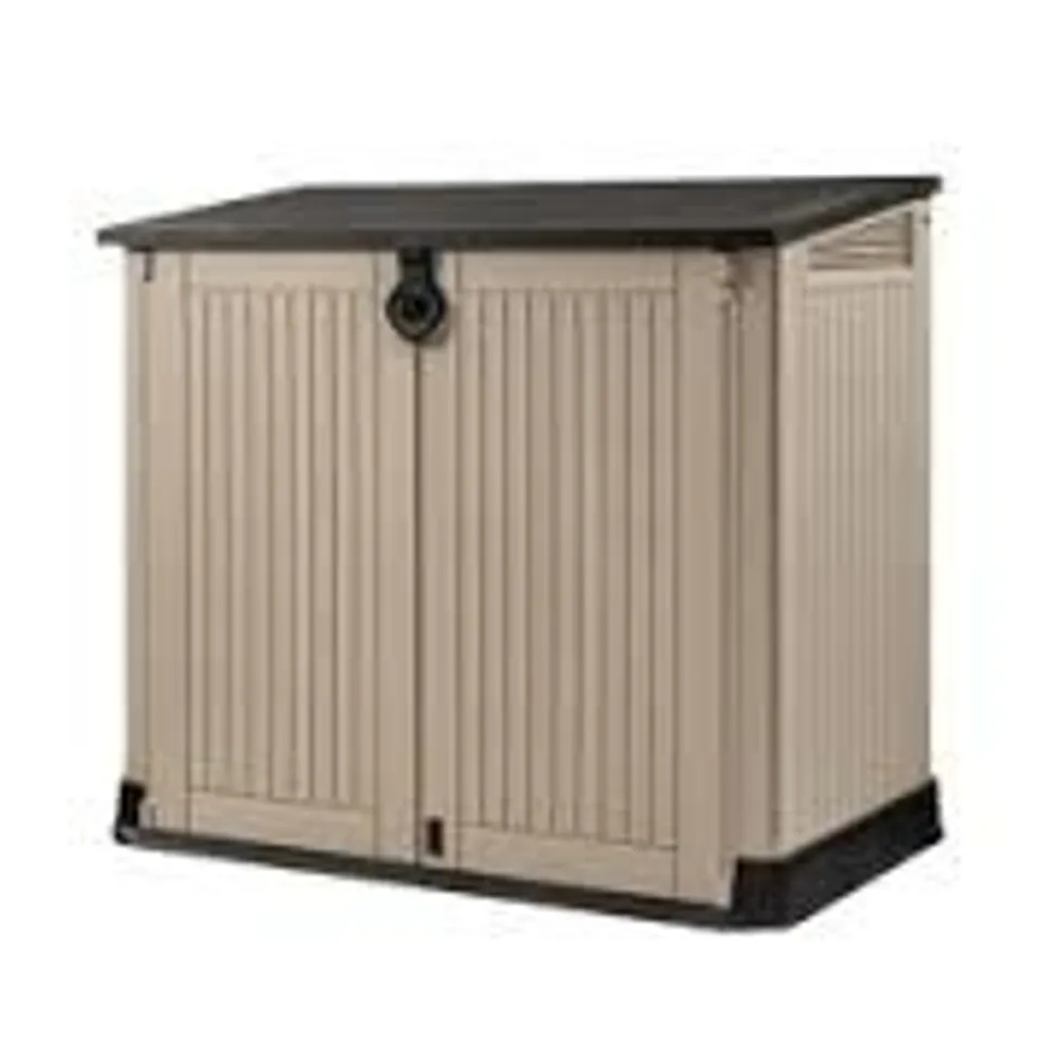 BOXED KETER STORE IT OUT MAX BROWN/BEIGE (1 BOX) RRP £189.99