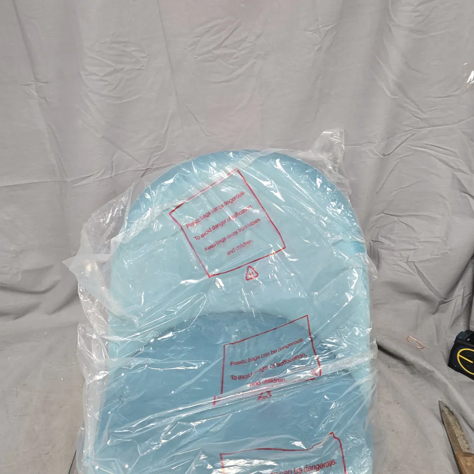 2X TEAL CHAIRS (FLATPACK) WITH LEGS AND BOLTS