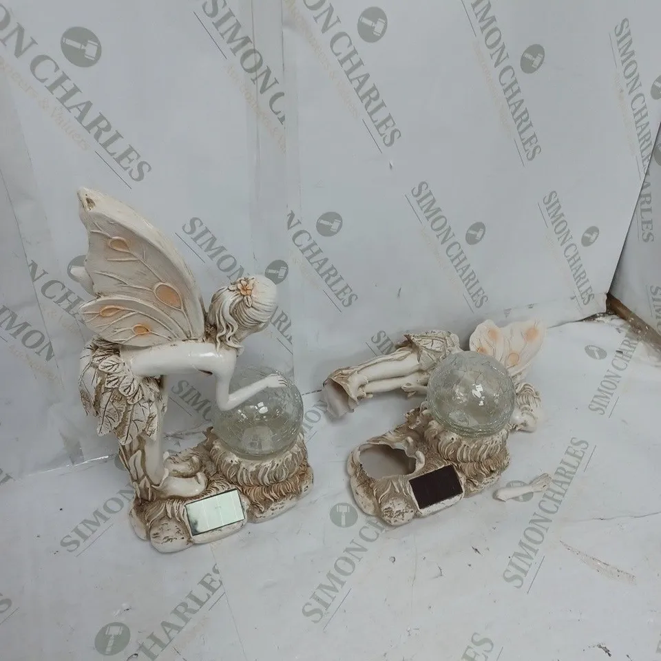GARDEN REFLECTIONS SET OF 2 SOLAR FAIRIES