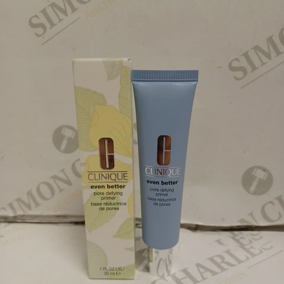 BOXED CLINIQUE EVEN BETTER PORE DEFYING PRIMER.  
