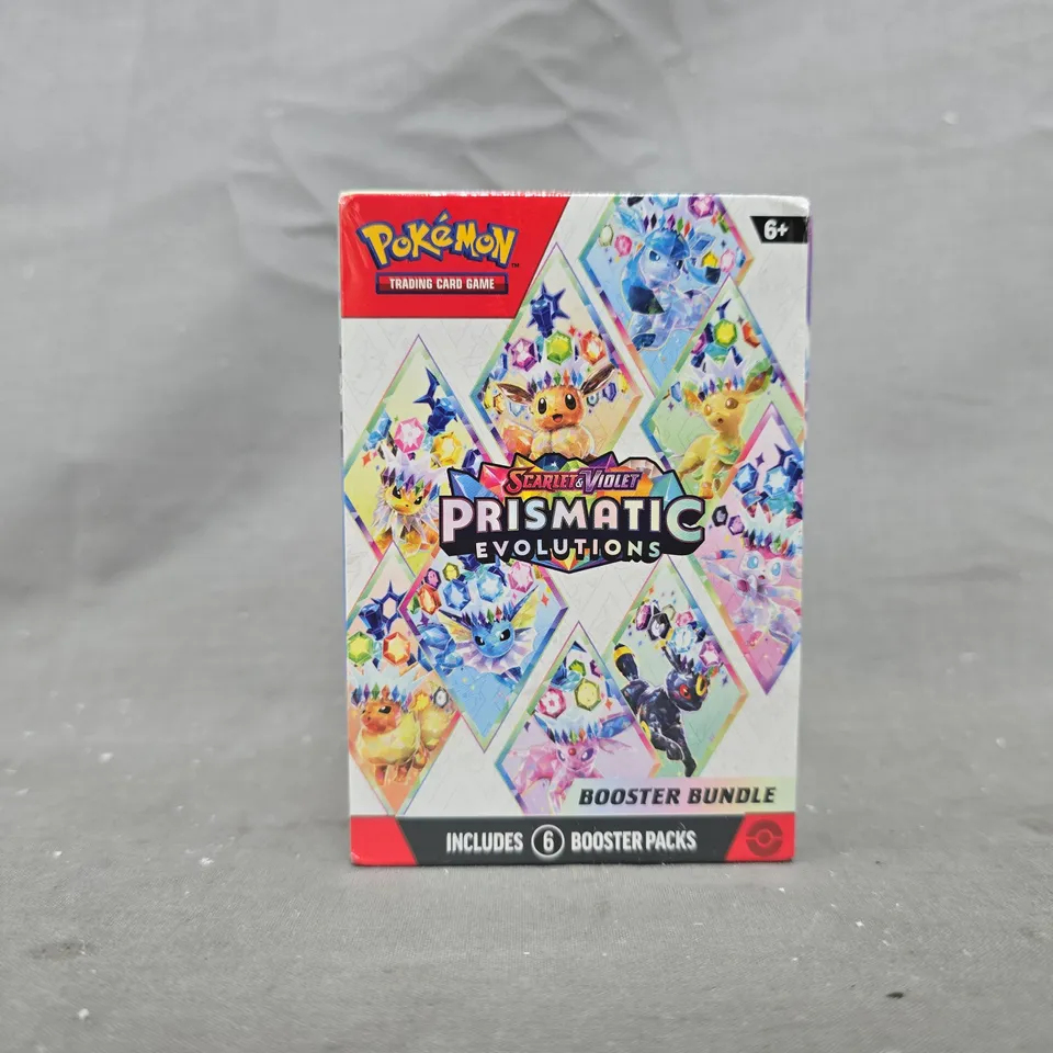 POKÉMON SCARLET & VIOLET PRISMATIC EVOLUTIONS BOOSTER BUNDLE – 6 BOOSTER PACKS